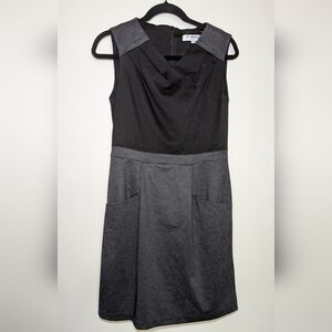 Of / Mercer Black and Gray Sheath Dress with Pockets Women's Size 2